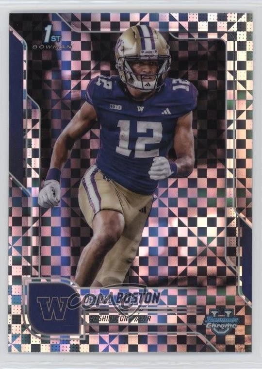 2025 Bowman U Chrome X-Fractor Denzel Boston #34 3hd