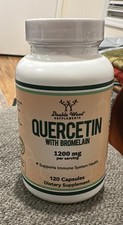 Quercetin with Bromelain - 120 Count 1,200Mg Servings Immune Health Capsules