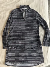 NivoSports Women’s Quarter Zip Long Sleeve And Matching Skort Size Large