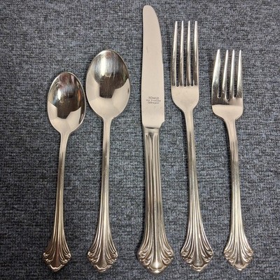 Towle COLONIAL PLUME Stainless 18/8 Germany 5 Piece Place Setting Flatware