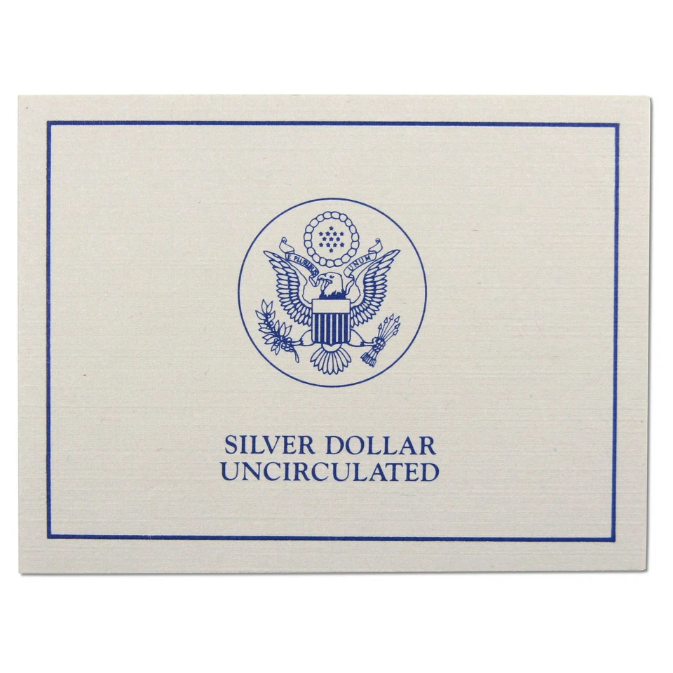 Statue of Liberty Centennial Commemorative 1986 P BU Silver $1 OGP COA - Image 4 of 4