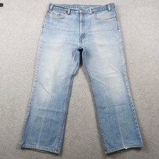 Vintage Levis 517 Boot Cut Jeans Mens 38x30 (37x26.5) Blue Denim Made in USA