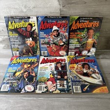6 Disney Adventures Magazines Lot Kids Vintage First Issue Bob Saget Weird Al