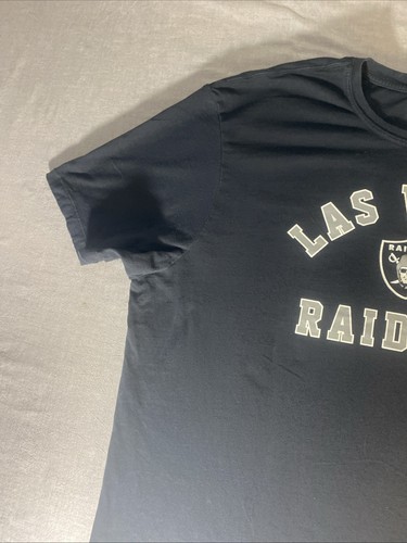 Las Vegas Raiders NFL '47 Brand Cotton Black T-Shirt Men's 3XL - Picture 10 of 18