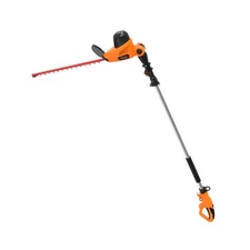 GARCARE Electric Hedge Trimmer Corded with Extension Pole 18 Inch Dual-Action...