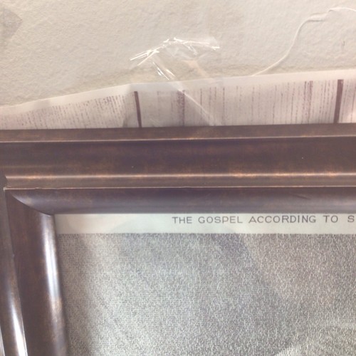 Vintage 1974 Sandra G Jelnik The Gospel According To St John Word Art Rare - Picture 11 of 24