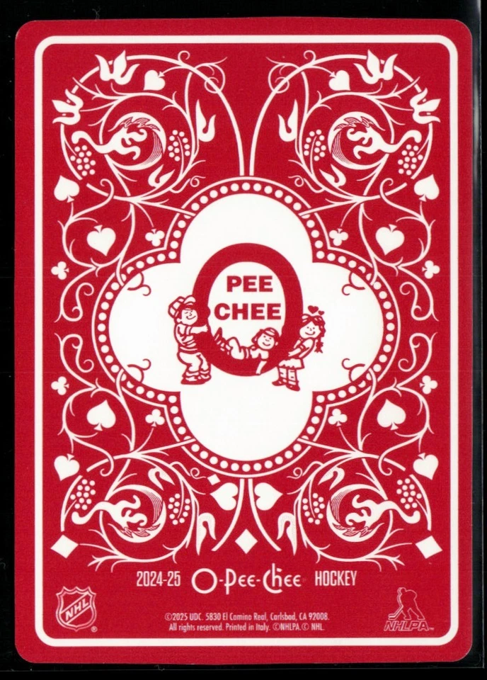2024-25 O-Pee-Chee Playing Cards #4SPADES Leo Carlsson - Image 2 of 2