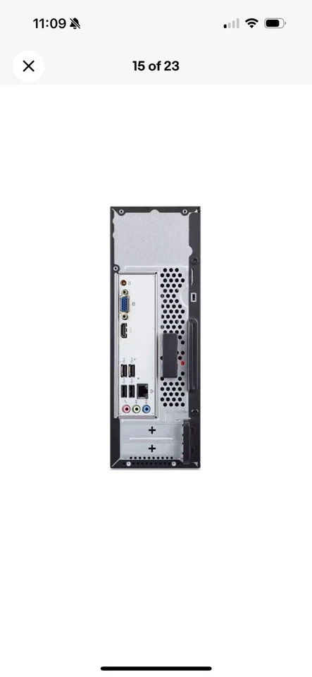 Acer Aspire XC-840 Desktop PC Intel Celeron N4505 8GB RAM 256GB SSD Black - Image 2 of 4