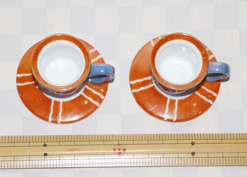 Old Noritake Candle Holder Mini Size Pair Luster Color Art Deco Antique Japan - Picture 5 of 10