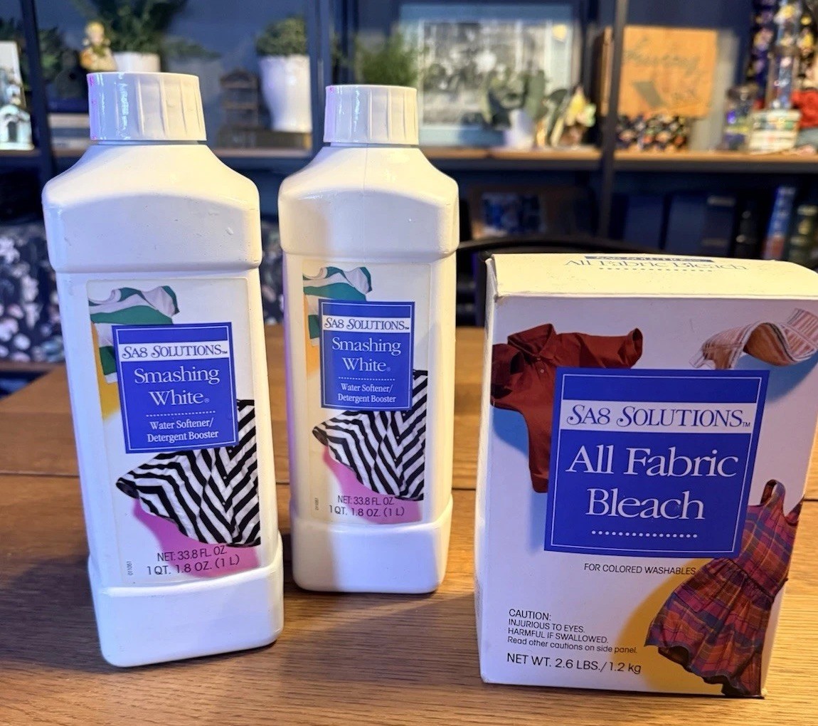 Amway SA8 Solutions All Fabric Bleach Powder& Smashing White