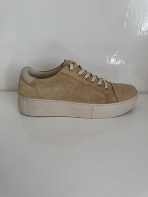 Vagabond Zoe Platform Sneaker Beige Wildleder EU 41 UK 8 US 11 Damen Schuhe