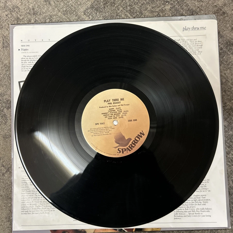 Phil Keaggy-Play Thru Me LP (Glass Harp) - Image 3 of 4