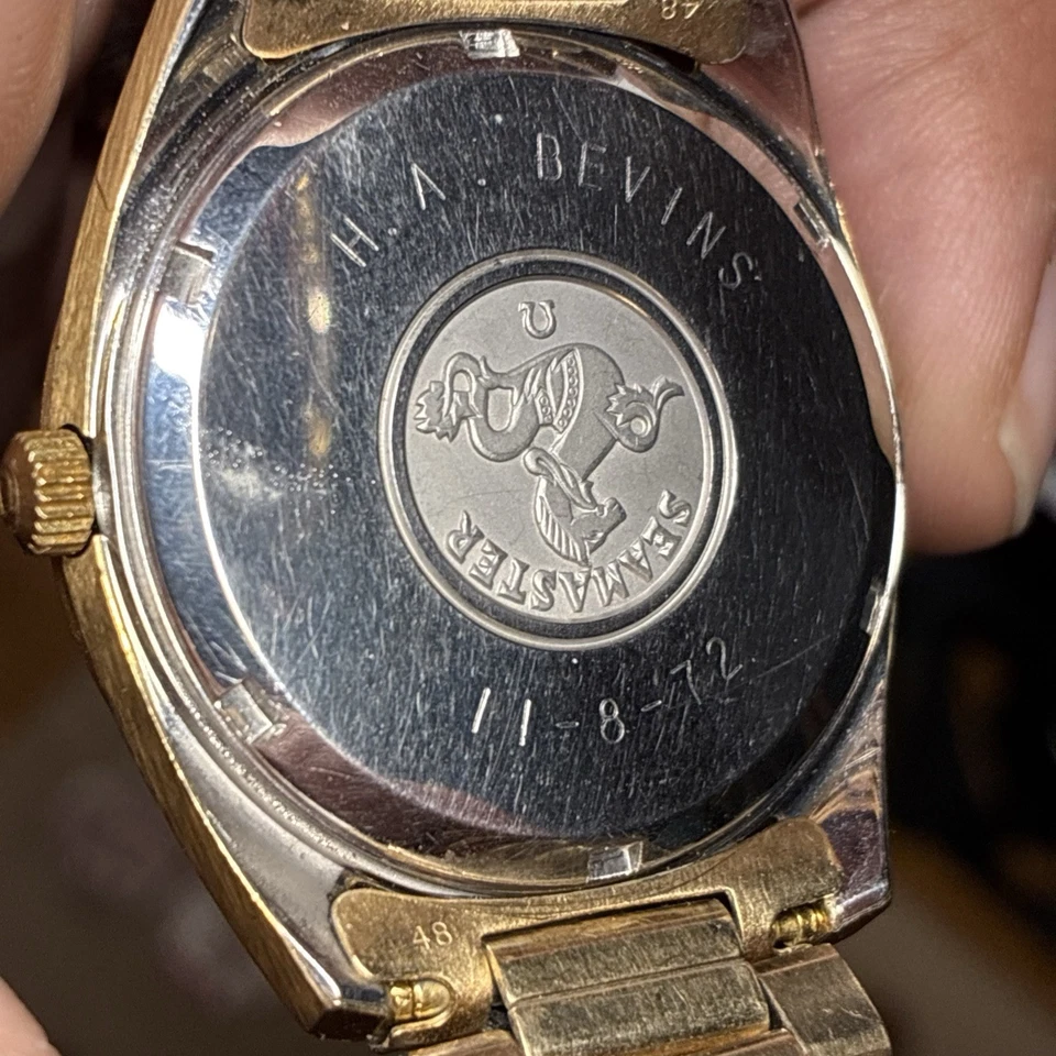 Omega Seamaster Electronic 1969 f300Hz todo original 198,001 horquilla de afinación funciona Foto 3 de 4