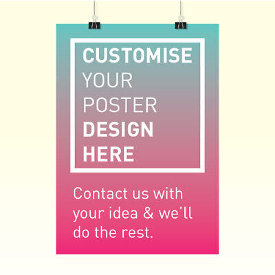 Design Your Own Customised Poster Retail Shop Window Display Ebay