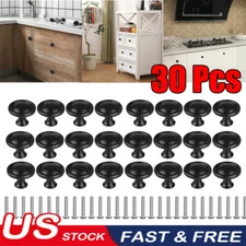 30Pcs Cabinet Pull Knobs Kitchen Drawer Cupboard Handles Door Hardware Pulls US