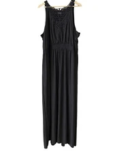 Soma Women's Sleeveless Maxi Dress Stretch Jersey Knit Lagenlook Casual