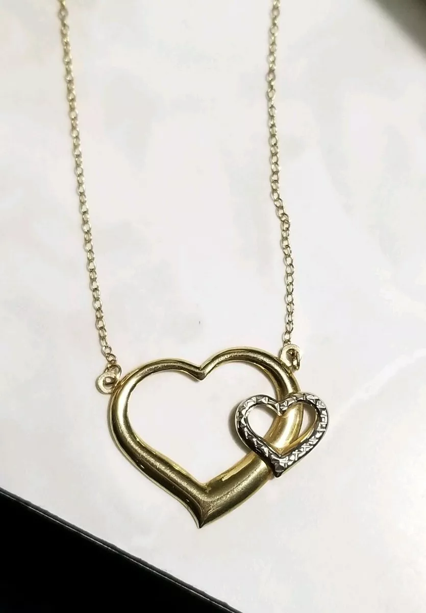 Infinity Heart Necklace 1/20 ct tw Diamonds Sterling Silver | Kay