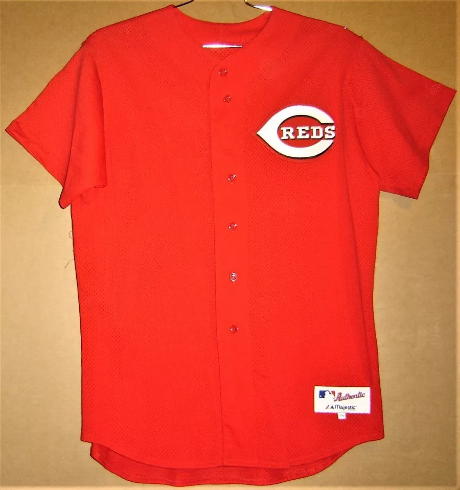 CINCINNATI REDS #15 HELD BATTING PRACTICE JERSEY