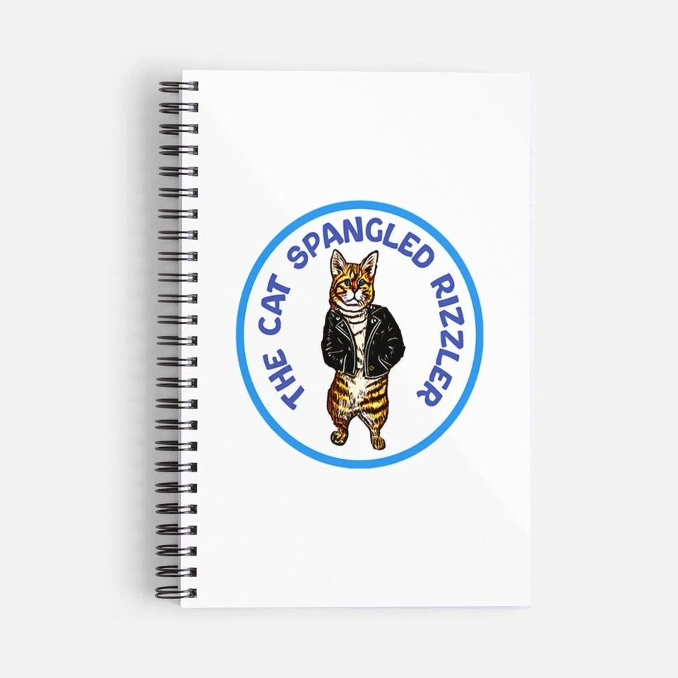 Cuaderno de Navidad Rizzler con lentejuelas gato 5,5" x 8,5" Foto 2 de 4