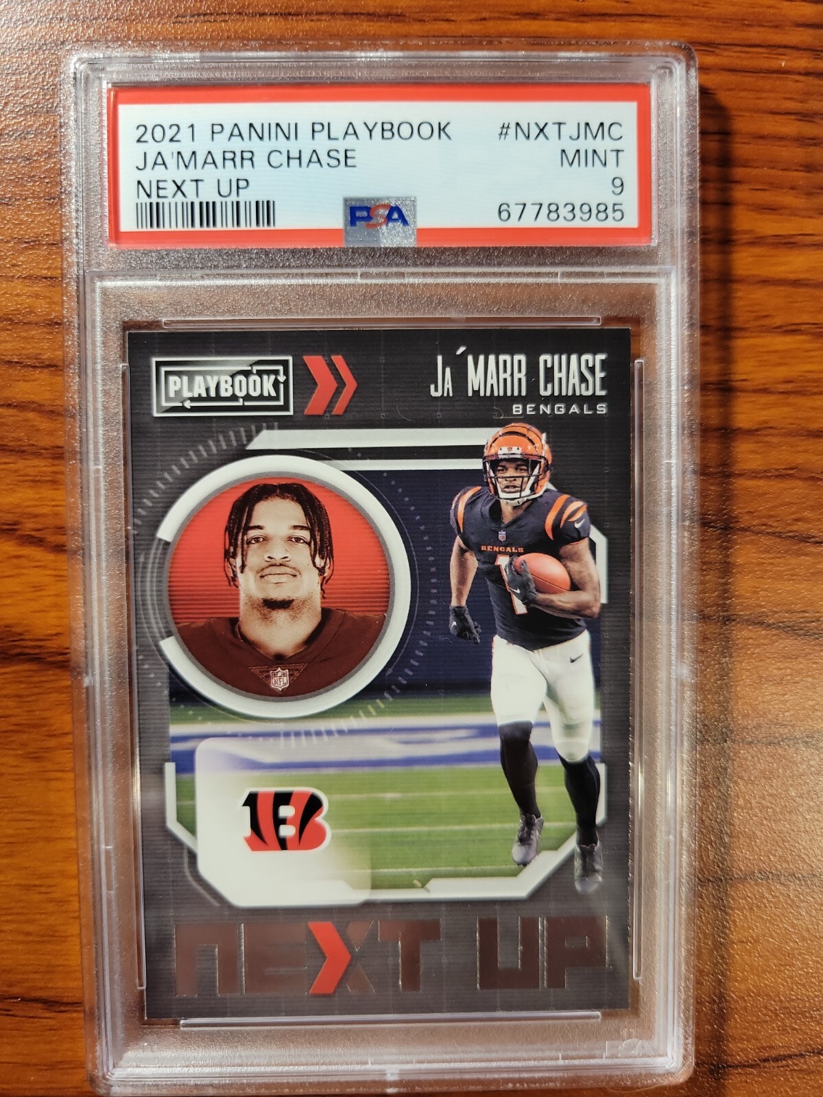 JaMarr Chase Panini Playbook Next Up #NXTJMC Base