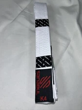 Sanabul Brazilian Jiu Jitsu Belt White Size K4