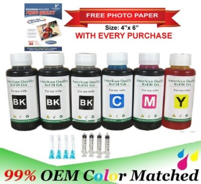 VC 600ml refill ink for HP Canon Brother Dell and all others, Extra black