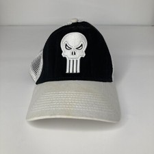 Marvel Punisher New Era 9 Fifty Adjustable Mesh Trucker SnapBack Hat Cap