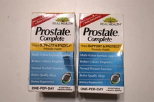 Lot Of 2 Real Health Prostate Complete 30 Softgels Each 60 Total Exp 05/26 2/26