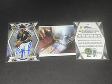 Liover Peguero Pirates Auto Signed 2022 Bowman Invicta Beckett Holo .