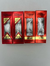 Lot Of 4 Titleist DT90 Logo Golf Ball Sleeves - 12 Balls