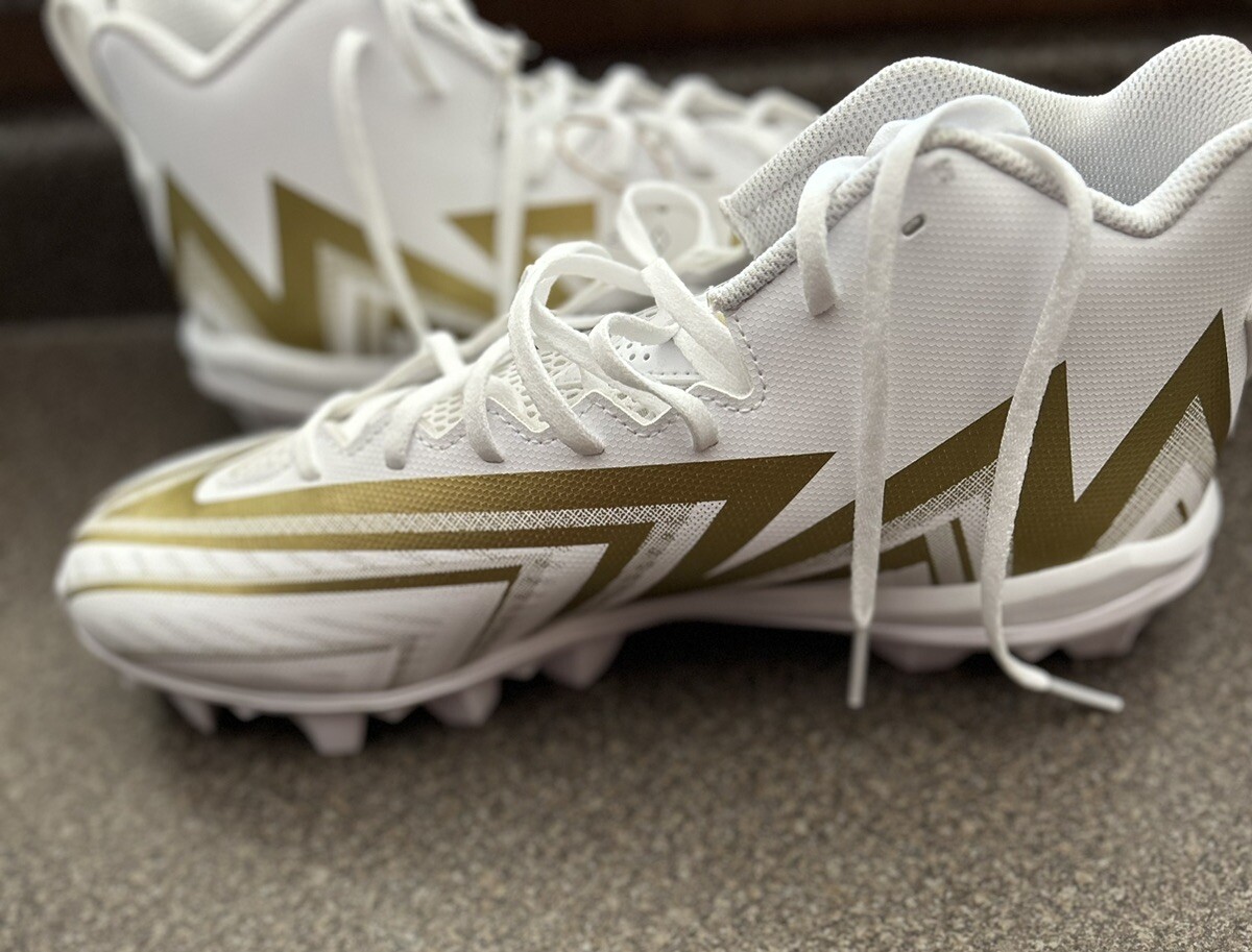 Adidas Freak Spark Mens Cleats Sz 11.5 White/Gold Academy 