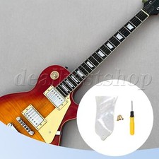 Pearl White Electric Guitars Truss Rod Cover Replacement 3 Hole w/ Screw