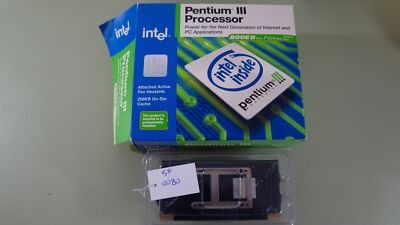 Intel Pentium III Processor 600E/256/100/1.65V S1 SL43E - New OS