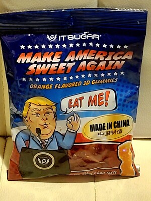 IT'SUGAR Make America Sweet Again- Trump Gummies Orange Collectors Item gag gift