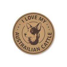 Cattle Dog Lovers Metal Sign Kennel Breed Canine K9 Paw Pet Animal Owner Tin