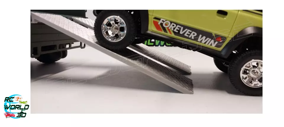TRAILER LOADING RAMP FOR WPL-JJRC-GoolRC-AROCS-TAMIYA RC 3D PRINTED SOLID PLA X2 - Image 2 of 4