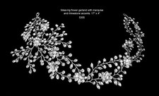Rhinestone head piece for brides