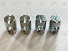 Ikea Cross dowel nut sleeve, Part  100514 4 pack - NEW USA shipped