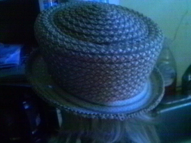 Sombrero vintage Finesse para mujer con arco ¡¡EXCELENTE ESTADO USADO!! BOHO CHIC Foto 4 de 4