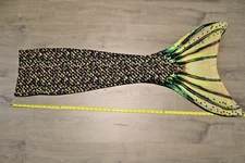 Girls Kids Sz 7-11 Sun Tails Nunui Monofin Mermaid Tail Fin & Cover Swimming
