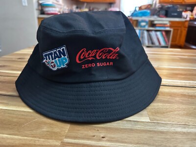Coke Coca-Cola Zero Sugar Bucket Hat Classic Logo Tennessee Titans Titan Up