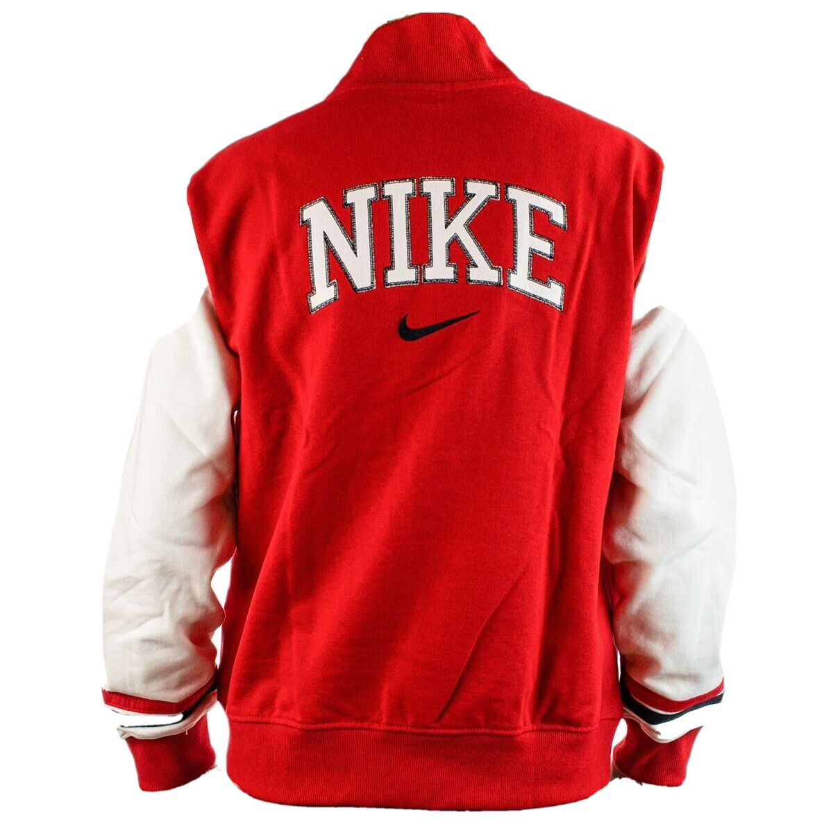 Nike Varsity Fleece Retro College Full Zip Red Jacket Sportswear  