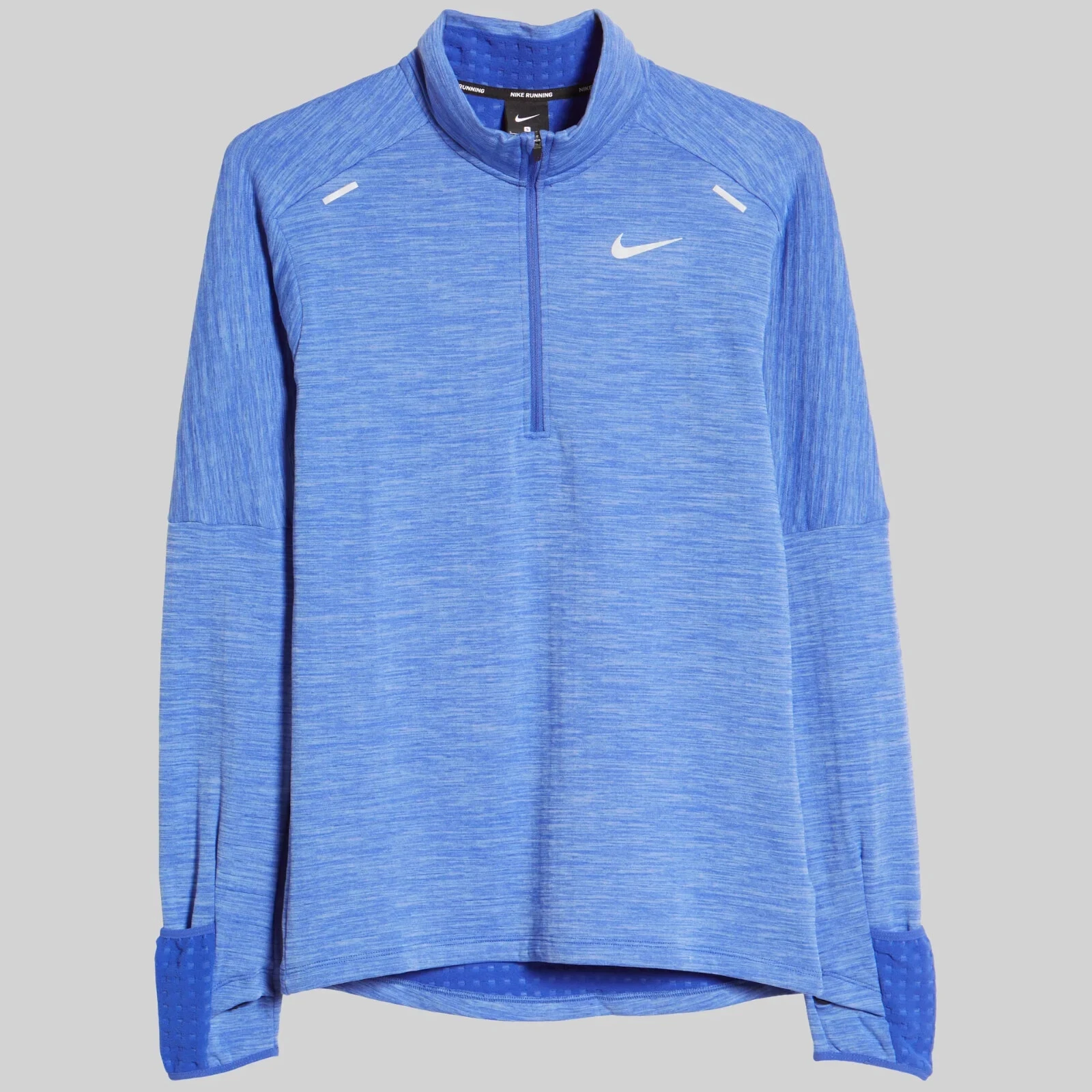 Nike Therma Running Shirt Top Base Layer 1/2 Zip CU6087 480 Blue Men's L