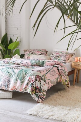 New Urban Outfitters DENY 83 Oranges For Deny Botanic Duvet Cover Twin XL