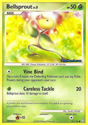 Pokemon - Bellsprout - 85/146 - Common - Legends Awakened - NM