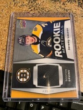 2018-19 UD ROOKIE MATERIALS JEREMY LAUZON JERSEY CARD #RM-JL 