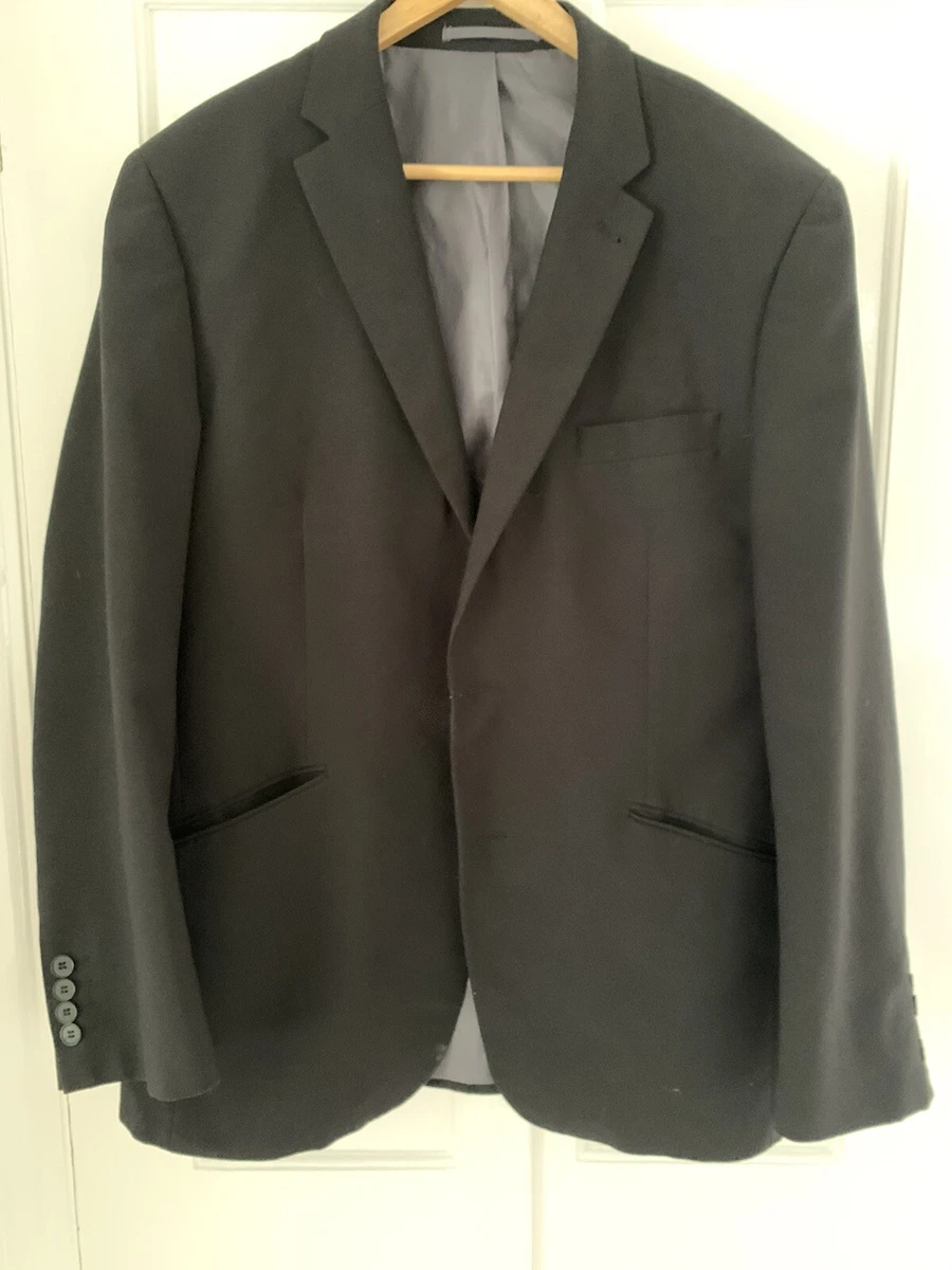 George Men s Black Suit Jacket Size 42 R eBay