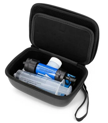 CASEMATIX CM Hard Travel Case Compatible with Sawyer Mini Water Filter System - Case Only