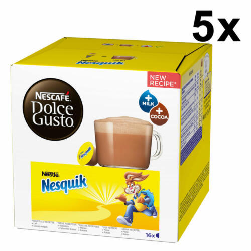 Nescafé Dolce Gusto Nesquik, Lot de 5, 5 x 16 Capsules - Photo 1/5