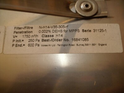 LUWA N N-H14-V35-305-RF ULTRAFILTER 24''X12''X11.5'' FLOW 1750 m3/h STAINLESS STEEL